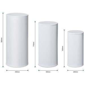 Pedestal Tables Skin (3PCS/Set) (Excludes Hardware) additionalImagesWithoutLogos