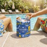 Hoppla Coldford Polyester Collapsible Ice Bucket lifestyleImagesWithLogos
