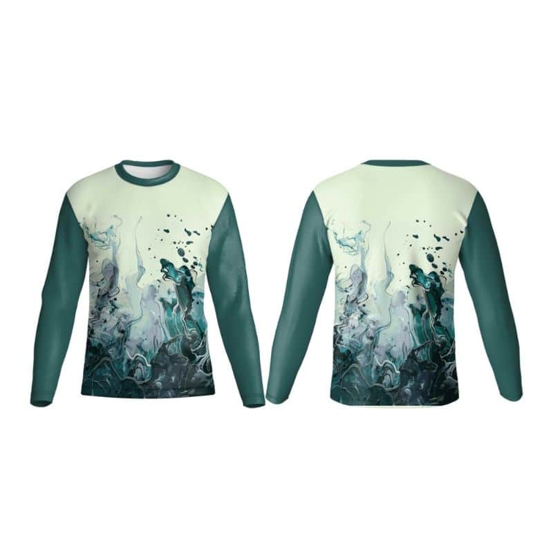Custom Dye Sublimated Long Sleeve Fishing T-Shirt