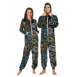 Custom Sublimation Printed Fleece Unisex Onesie