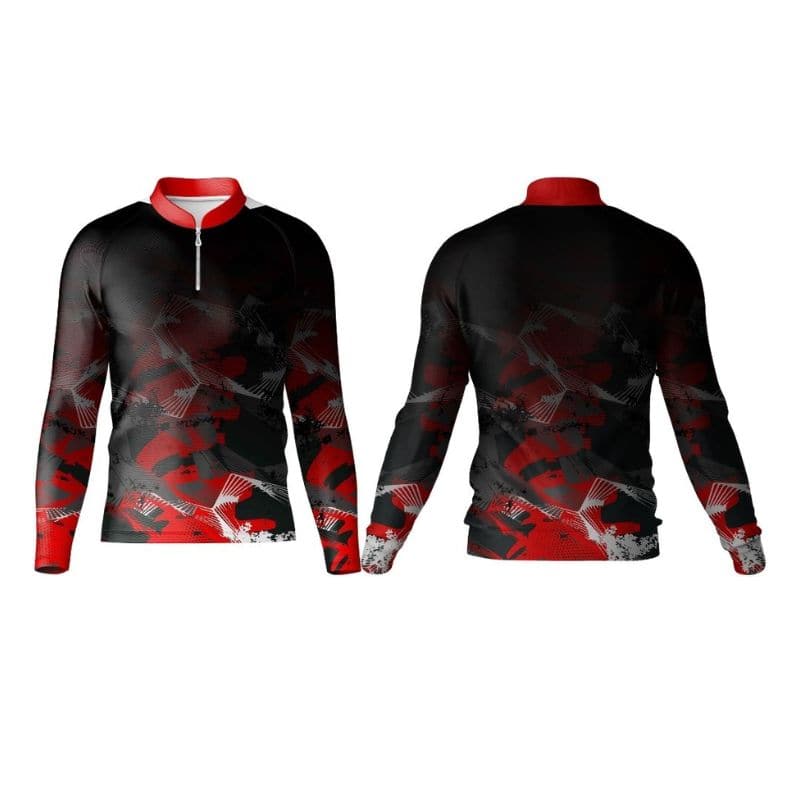 Custom Zip Long Sleeve Fishing Shirt