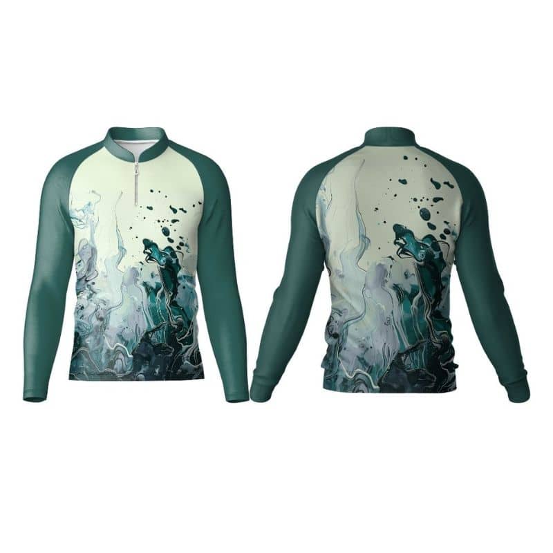 Custom Zip Long Sleeve Fishing Shirt