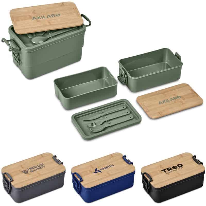 Urban Terrain Lakeside Double Layer Lunch Box & Cutlery Set defaultUnbrandedImage