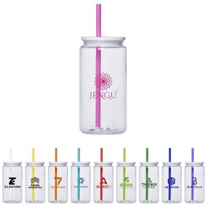 Altitude Mina Plastic Tumbler and Straw - 550ml defaultUnbrandedImage