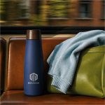 Serendipio Snowdonia Stainless Steel Vacuum Water Bottle - 600ml lifestyleImagesWithLogos