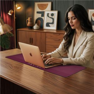 Serendipio Milestone Desk Mat lifestyleImagesWithLogos