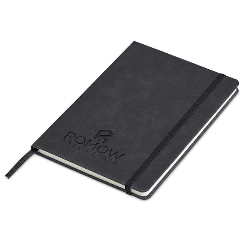 Black Serendipio Keystone A5 Hard Cover Notebook