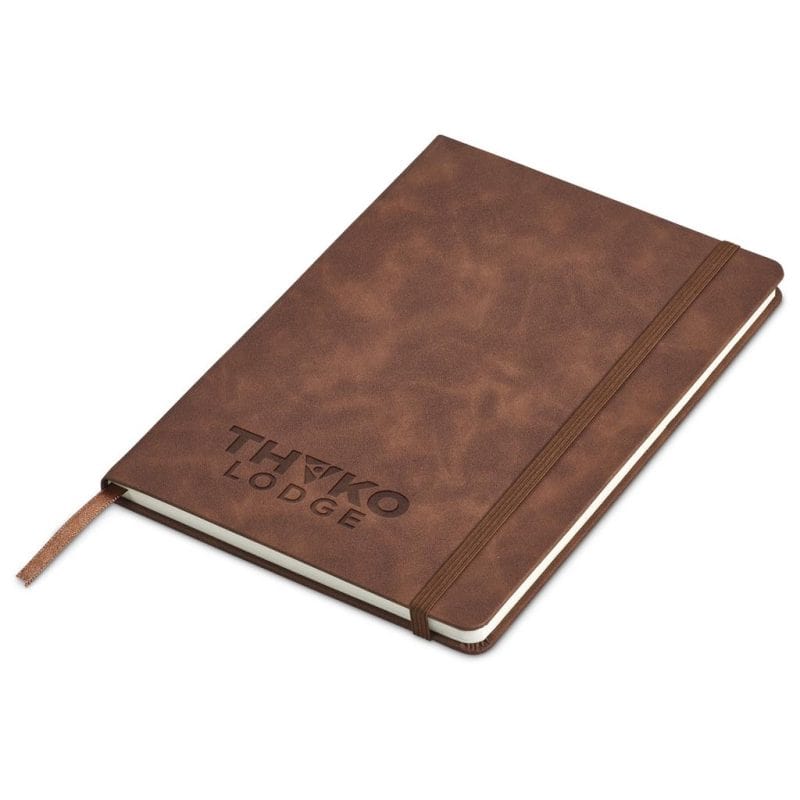 Brown Serendipio Keystone A5 Hard Cover Notebook