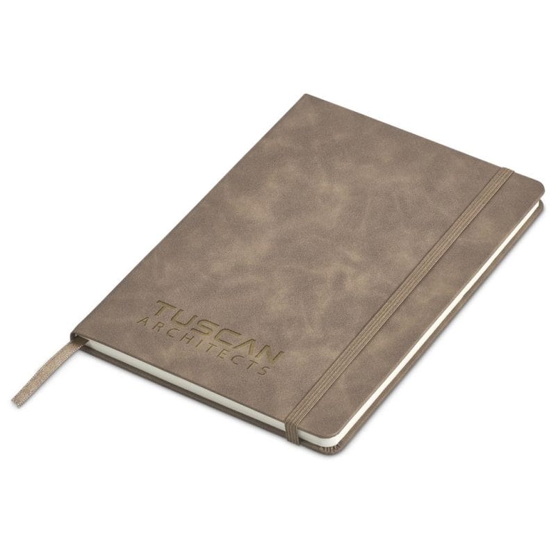 Taupe Serendipio Keystone A5 Hard Cover Notebook