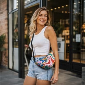 Sample Hoppla Esprit Polyester Crossbody Bag lifestyleImagesWithLogos