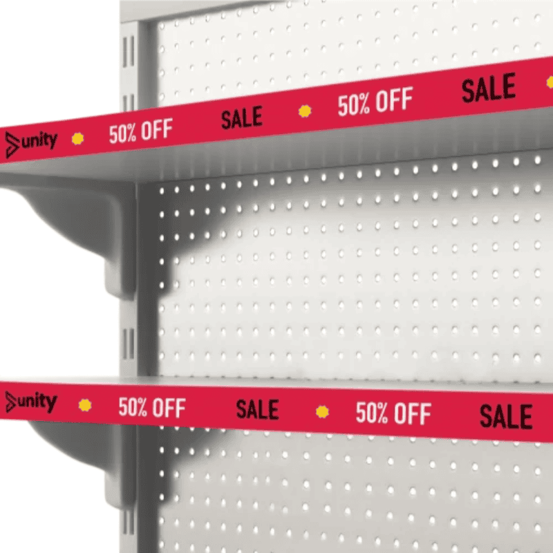 Strip for retail shelves