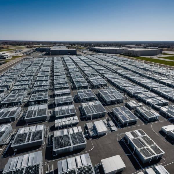 Illustrative image related to AXT to raise authorized shares to 120M to fund indium phosphide expansion for AI data-center infrastructure.