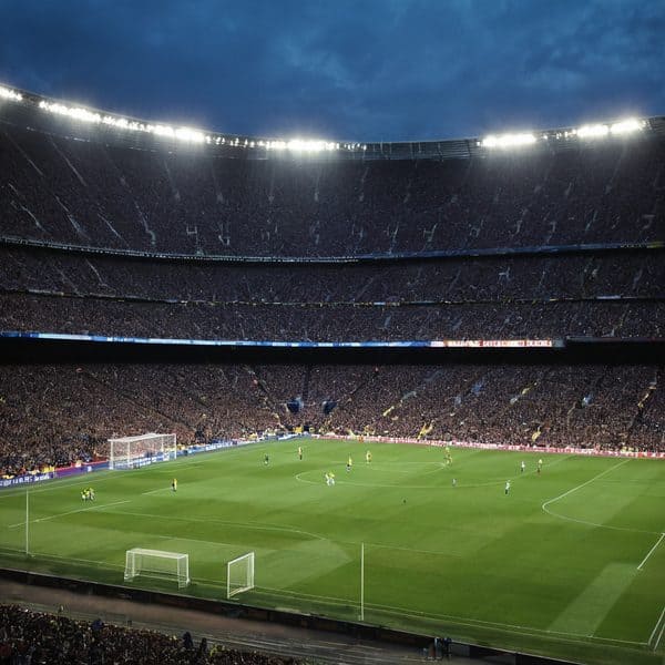 Illustrative image related to Lamine Yamal vs Griezmann as Barcelona host Atletico in Champions League quarterfinal at Camp Nou.