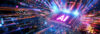 VideoValet Header Image Showing AI in cyberspace creating content