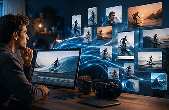 Reel Remix AI video repurposing software concept image