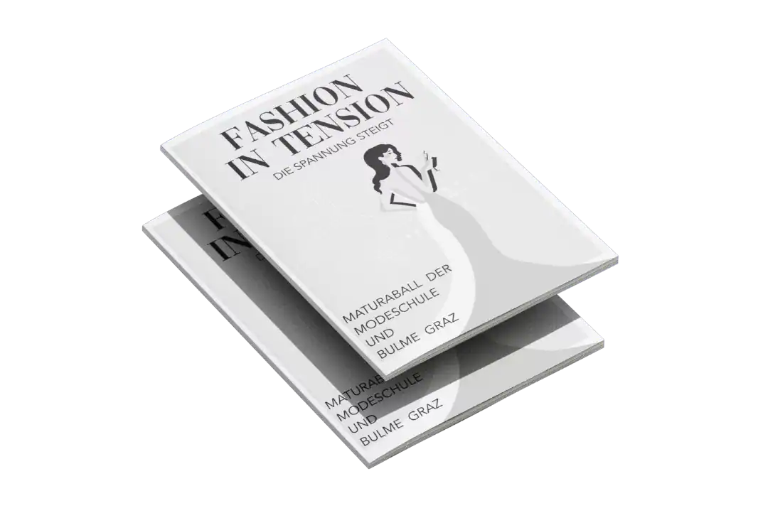 Maturazeitung „Fashion in Tension“ – Druck für Maturaball