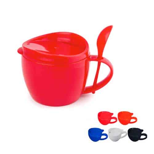 Jarro mug con cuchara