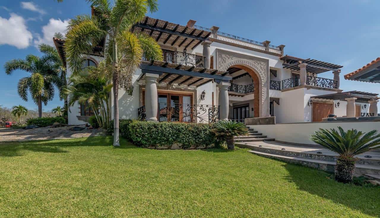 Puerto Los Cabos Villa With Elegant Architecture And Lush Landscaping. Perfect For A Luxurious Lifestyle In A Scenic Golf And Marina Community.