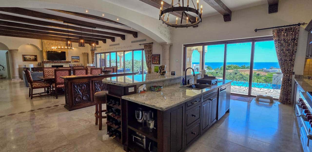Puerto Los Cabos Villa With Elegant Interior, Open-Concept Kitchen, And Stunning Ocean Views. Perfect For Luxury Living And Entertaining.