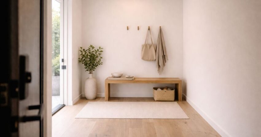 How to decorate small entrance of home