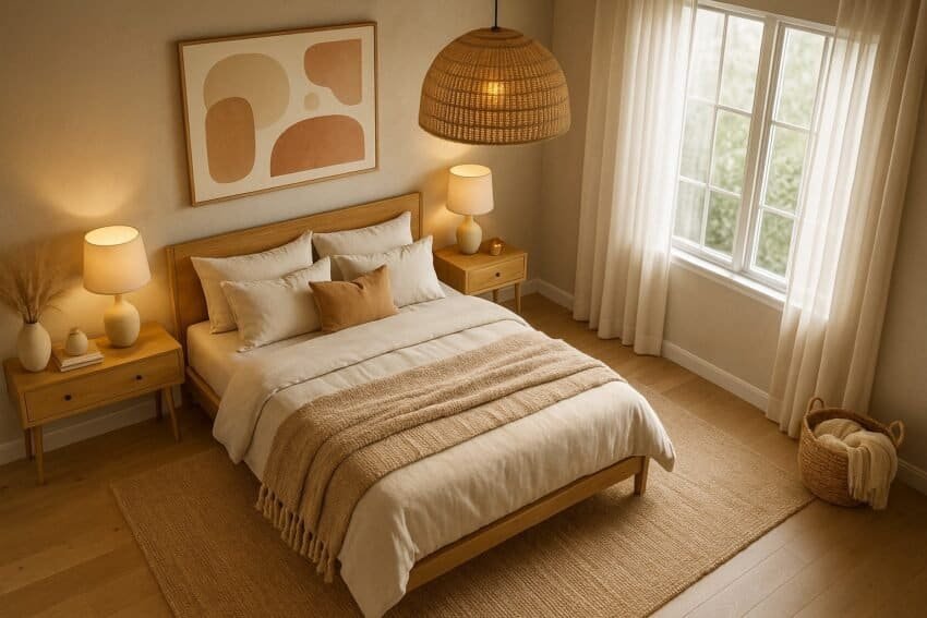 Modern Boho Bedroom Interior design