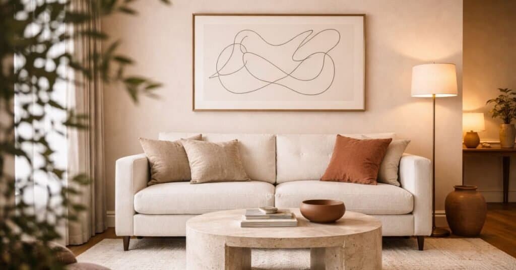 Minimalist wall decor ideas for small apartments