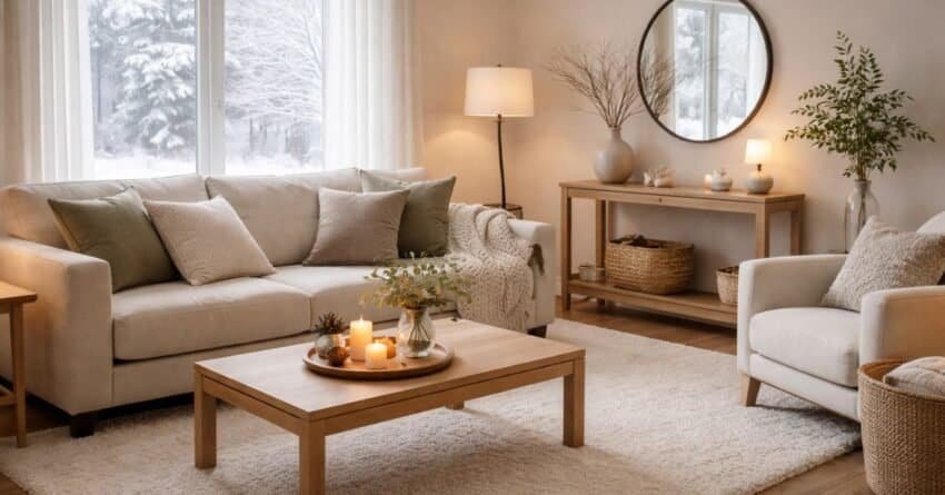 Winter Living Room Decor Ideas