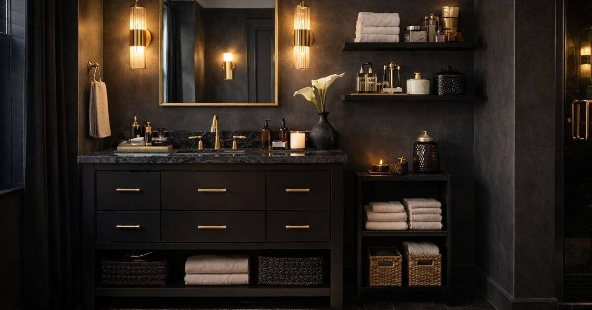 Chic Bathroom Storage Decor Ideas