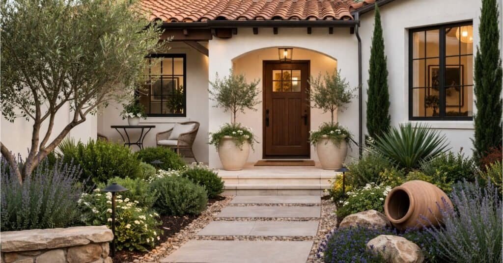 Mediterranean charm at golden hour