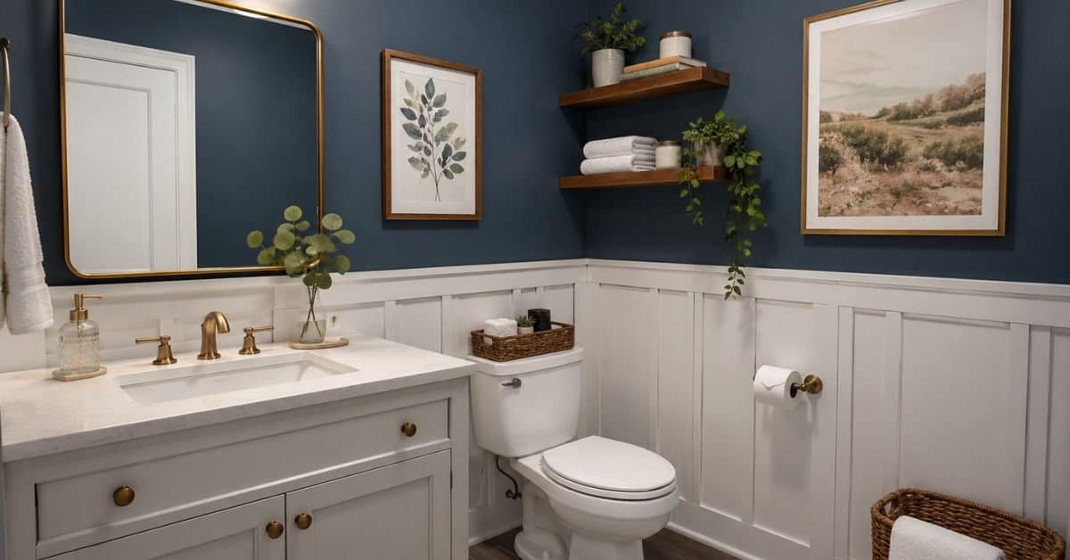 Guest Half Bathroom Decor