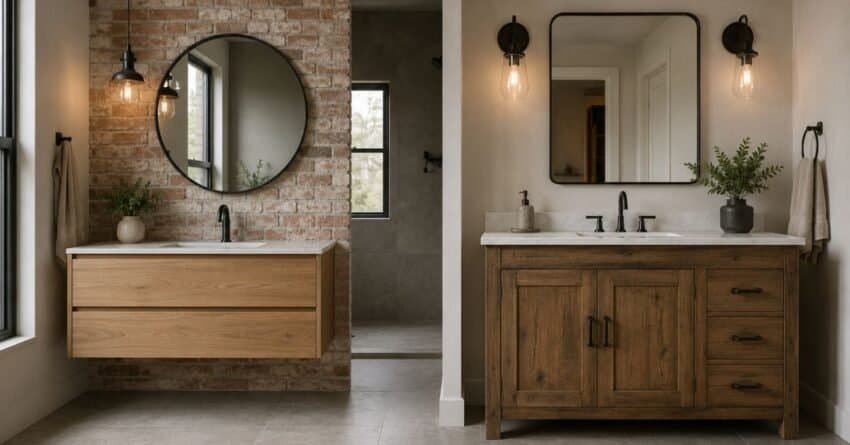 Floating vs Freestanding Bathroom Vanities