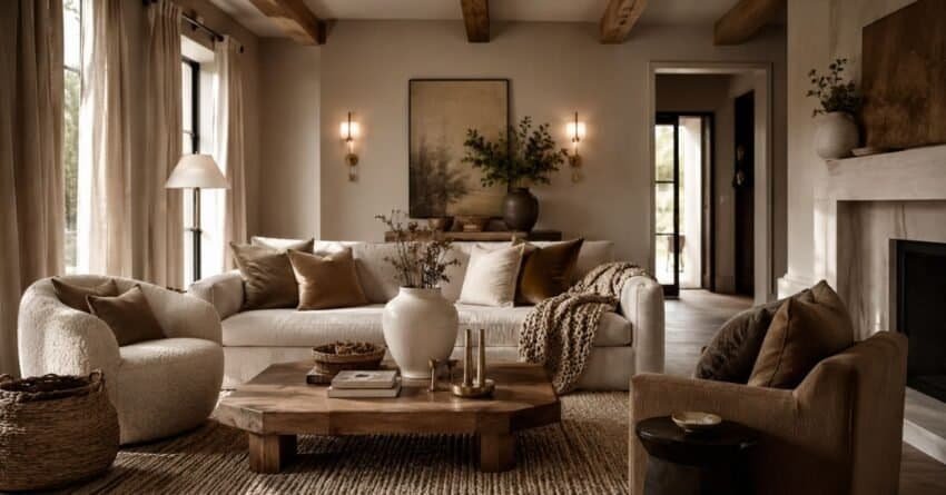 Layered Living Room Textures