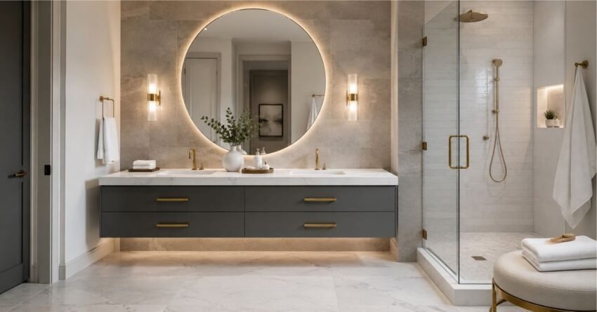 Gray and White Bathroom Decor Ideas