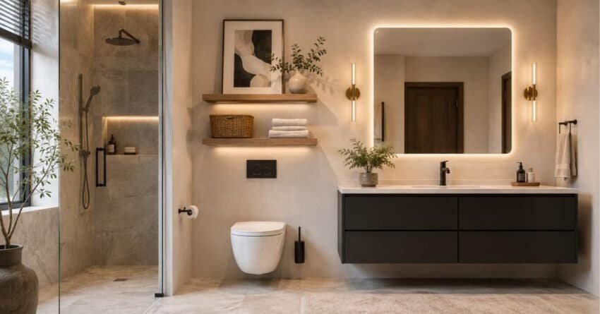 Bathroom Decor Ideas Above Toilet