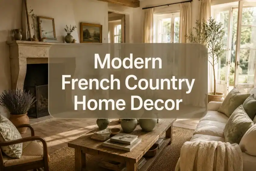 Modern French Country Home Decor