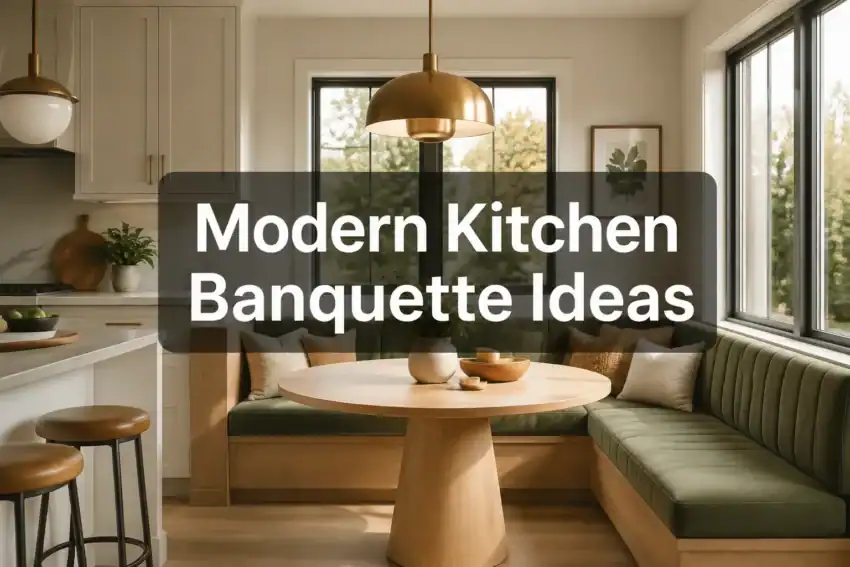 Modern Kitchen Banquette Ideas