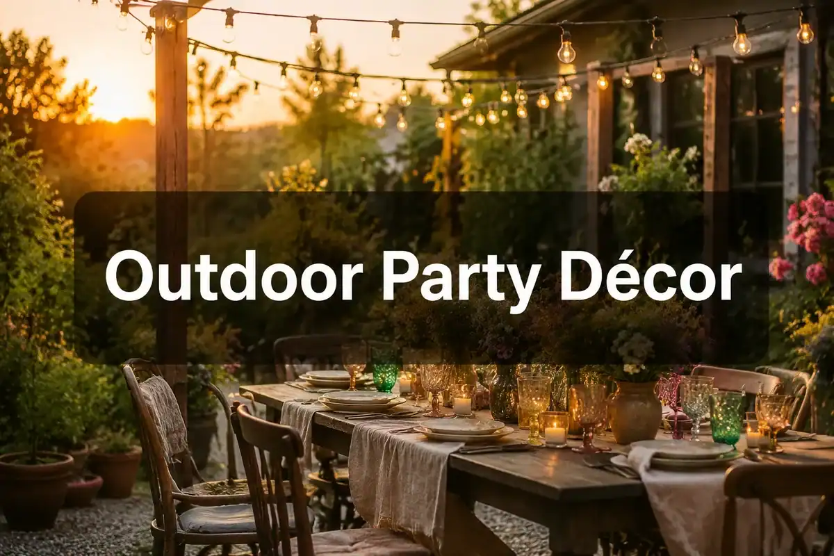 Outdoor Party Décor Ideas