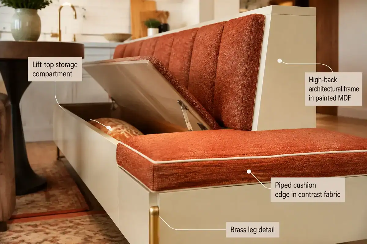 Kitchen Banquette With Storage Ideas