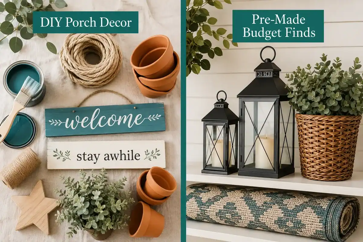 DIY Porch Decor vs. Buying Pre-Made: Which Is Cheaper?