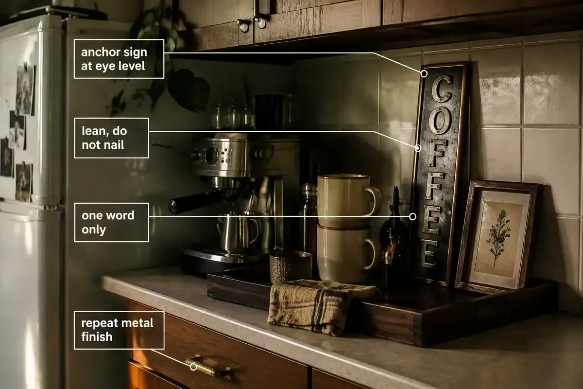 Are Kitchen Signs Decor Tacky or Outdated?