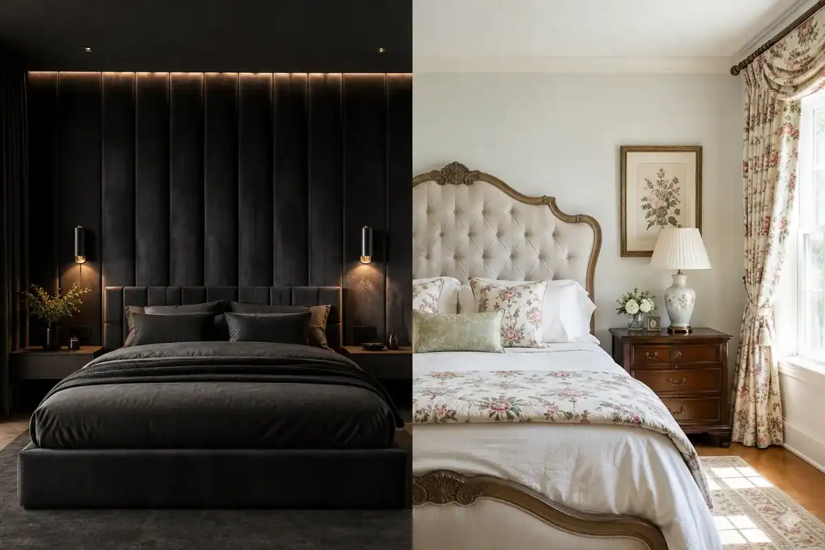 How do you make a headboard look bigger?