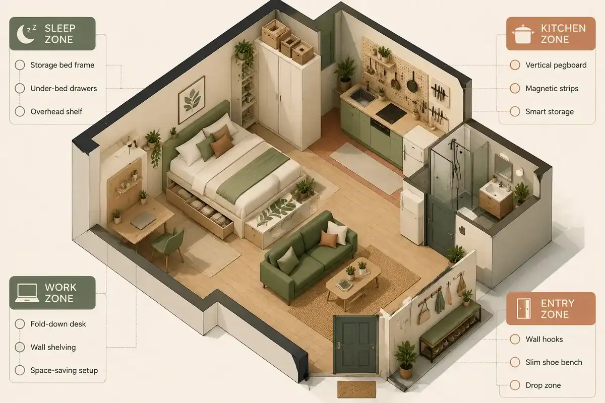 Small Space Solutions for Families with Kids