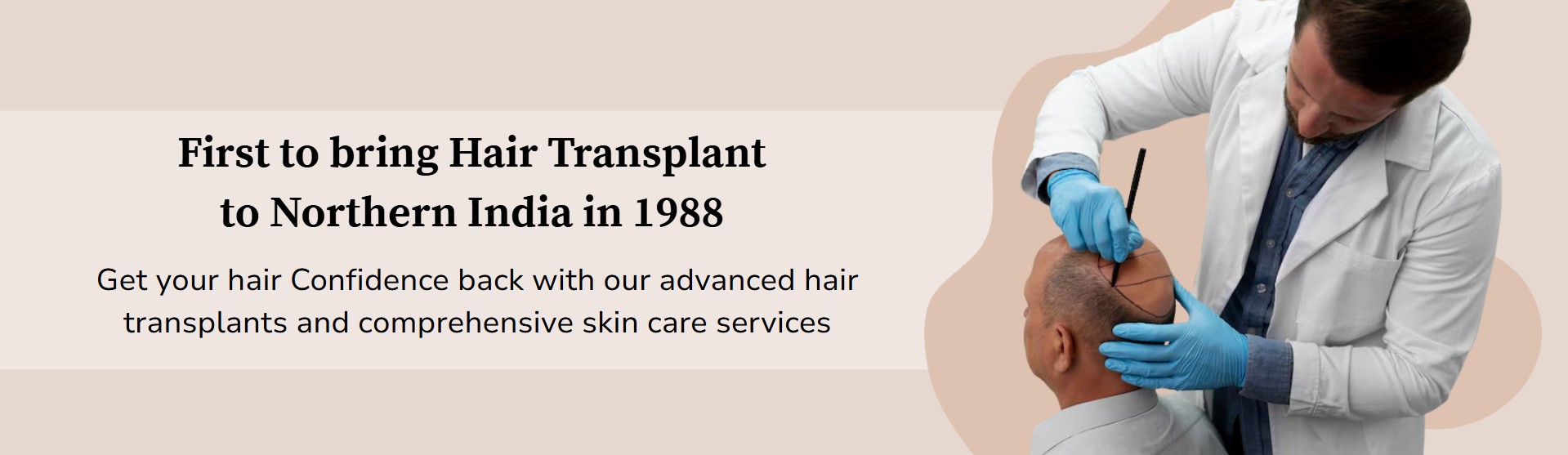 Hair transplant to northern India