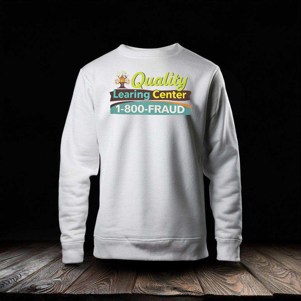 Quality Learning Center 1-800 Fraud Hoodie Shirt