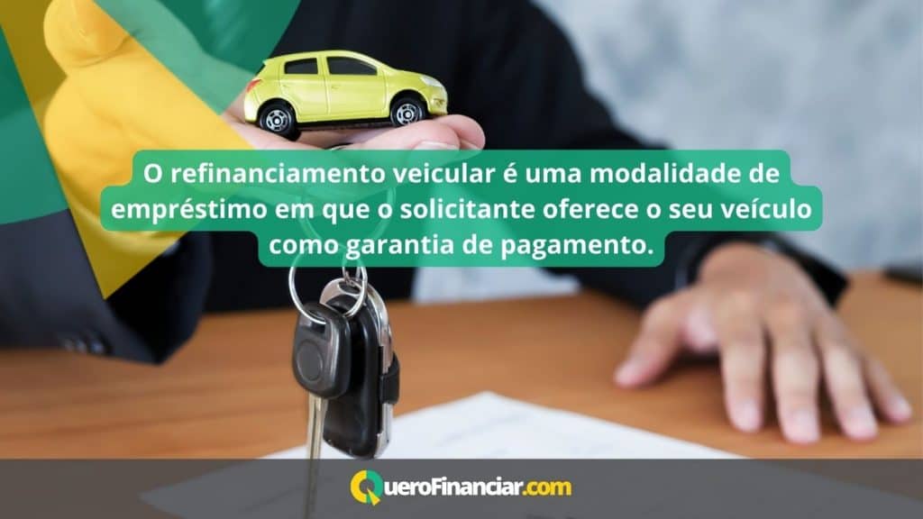 O refinanciamento veicular &eacute; uma modalidade de empr&eacute;stimo em que o solicitante oferece o seu ve&iacute;culo como garantia de pagamento.