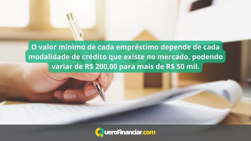 Saiba qual o valor m&iacute;nimo de cada tipo de empr&eacute;stimo