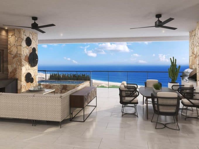 Quivira Los Cabos Offers A Stunning Oceanview Luxury Condo With Modern Furnishings And Expansive Vistas Of The Sea Of Cortez.