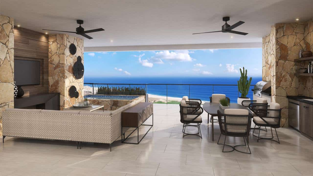 Quivira Los Cabos Offers A Stunning Oceanview Luxury Condo With Modern Furnishings And Expansive Vistas Of The Sea Of Cortez.