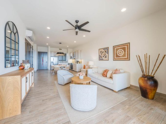 Quivira Los Cabos Luxury Villa With Ocean View, Modern Interior, And Elegant Furnishings.