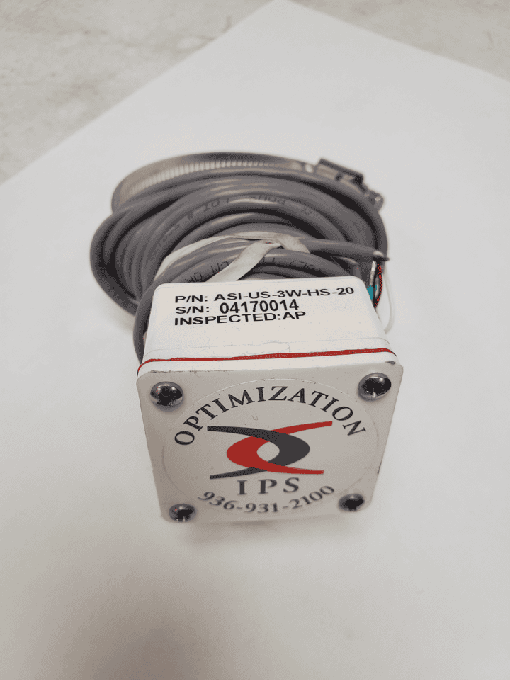 Optical sensor with cables and IP67 waterproof design for automation and industrial applications at R3 Automation.